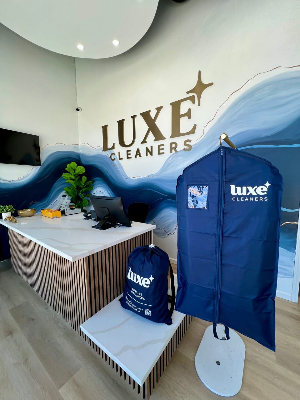 luxe branded recption